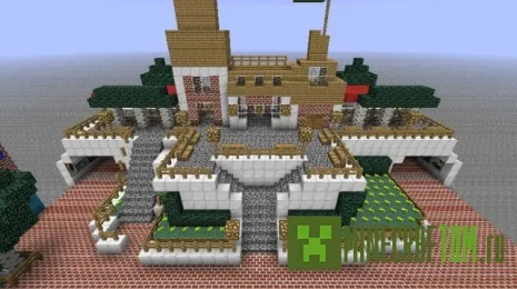 Карта Disneyland (Диснейлэнд) для игры Майнкрафт Карта Disneyland (Диснейлэнд) для игры Майнкрафт