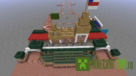 Карта Disneyland (Диснейлэнд) для игры Майнкрафт