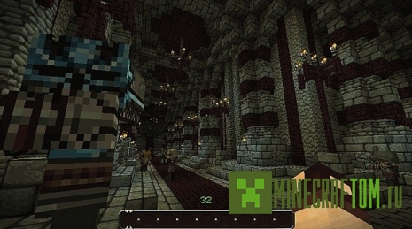 Карта The Misty Skull (Туманный череп) Minecraft