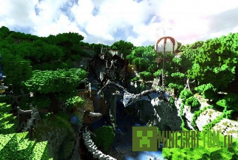 Карта Terragon Valley (Долина Террагона) для игры Майнкрафт