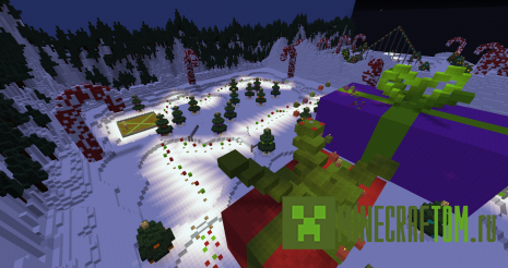 Карта Journey to the christmas tree (Путешествие к елке)