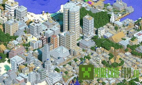 Карта Vertoak city (Город Вертоак) Minecraft