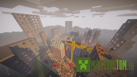 Карта Doomsday Parkour (Судный день) Minecraft