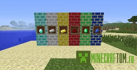 Текстуры Ores Bricks (Кирпичные руды) для 1.5.2 Текстуры Ores Bricks (Кирпичные руды) для 1.5.2