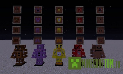 Текстуры New Five Nights at Freddy’s 2 (5 новых ночей у Фредди 2) Текстуры New Five Nights at Freddy’s 2 (5 новых ночей у Фредди 2)