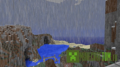 Текстур Realistic Rain (Реалистичный дождь) для 1.8 Текстур Realistic Rain (Реалистичный дождь) для 1.8