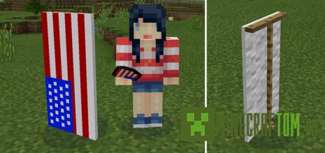 Мод Pocket Banners (Карманные баннеры) для 0.15.х MCPE Мод Pocket Banners (Карманные баннеры) для 0.15.х MCPE