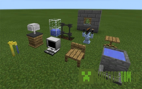 Мод Danxupe Furniture (Мебель Danxupe) для 0.15.х MCPE Мод Danxupe Furniture (Мебель Danxupe) для 0.15.х MCPE