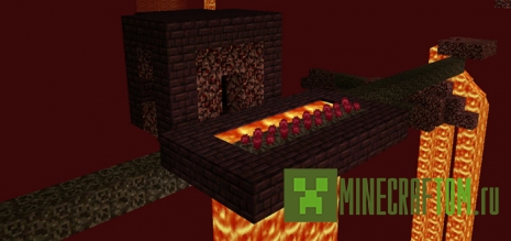 Мод Nether Villages (Деревни пустоты) для 0.15.х MCPE Мод Nether Villages (Деревни пустоты) для 0.15.х MCPE