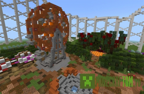 Карта SG Fan Realm World для 1.2.Х Minecraft PE Карта SG Fan Realm World для 1.2.Х Minecraft PE