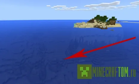 Карта Underwater Ruins (Подводные руины) для 1.3.Х MCPE Карта Underwater Ruins (Подводные руины) для 1.3.Х MCPE