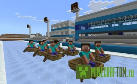 Карта Winter Sports Stadium (Зимний спортивный стадион) MCPE Карта Winter Sports Stadium (Зимний спортивный стадион) MCPE