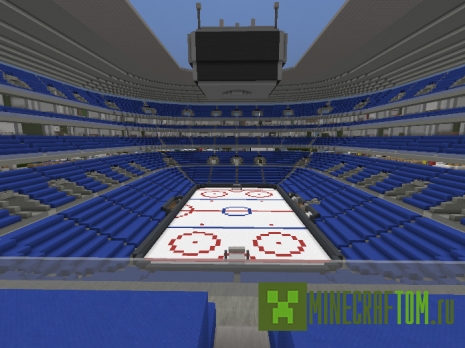 Карта Ice Hockey Arena (Ледовая арена) для 1.1.4 MCPE Карта Ice Hockey Arena (Ледовая арена) для 1.1.4 MCPE