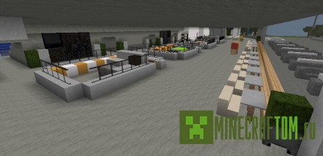 Карта Ice Hockey Arena (Ледовая арена) для 1.1.4 MCPE Карта Ice Hockey Arena (Ледовая арена) для 1.1.4 MCPE