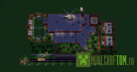 Карта School (Школа) Minecraft