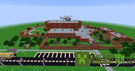 Карта School (Школа) Minecraft