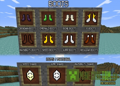 Мод Mo’ Boots (Больше ботинок) 1.7.10 Мод Mo’ Boots (Больше ботинок) 1.7.10