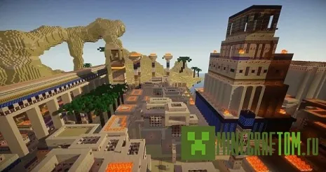 Карта The Egyptian City (Египет) Карта The Egyptian City (Египет)