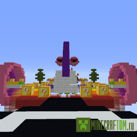 Карта Rainbow World Lucky Block Race