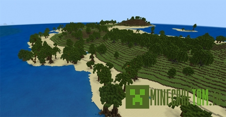 Карта SG Mexa: Tropical для Майнкрафт ПЕ Карта SG Mexa: Tropical для Майнкрафт ПЕ