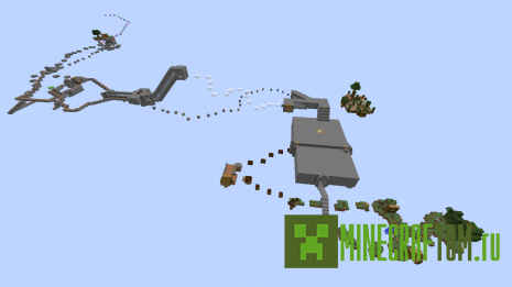 Карта DreamWork TeamWork Parkour Майнкрафт Карта DreamWork TeamWork Parkour Майнкрафт