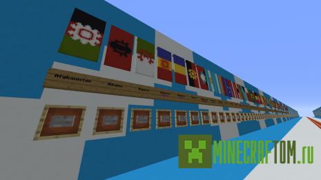 Карта National Flags (Национальные флаги)