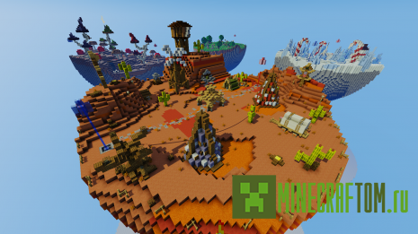 Карта Bow Blitz (Разгром лука) Майнкрафт