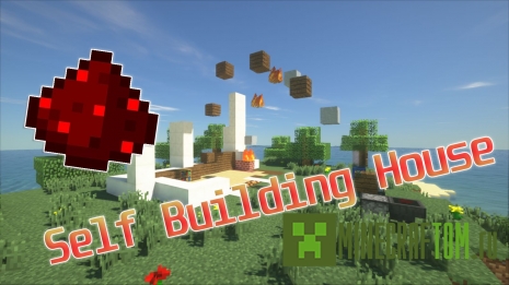 Карта Animated Self Building Redstone House