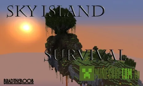 Карта Sky Island Survival (Выживание на небесном острове)