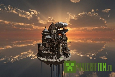 Карта Flying Steampunk Island (Летающий остров Стимпанк)