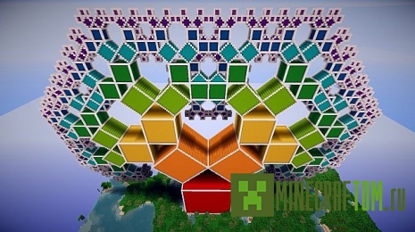 Карта Pythagoras Tree (Дерево Пифагора)