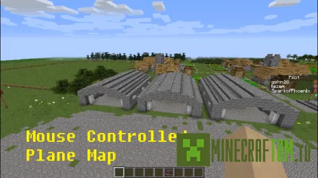 Карта Mouse Controlled Plane (Управляемый самолет)