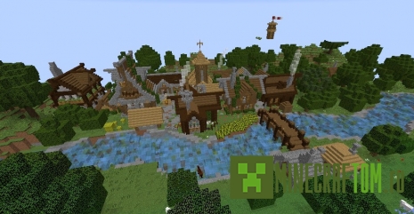 Карта Levatonia Майнкрафт