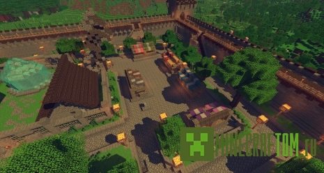 Карта Medieval Fantasy Town (Средневековый город фантазий)