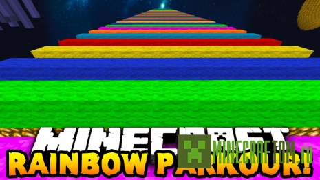 Карта The Rainbow Parkour (Паркур на радуге)