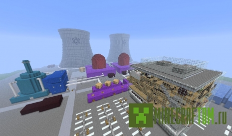 Карта Simpsons Springfield (Спрингфильд Симпсонов)