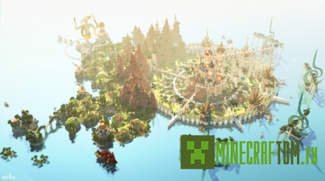 Карта Aman, The immortal lands (Аман)