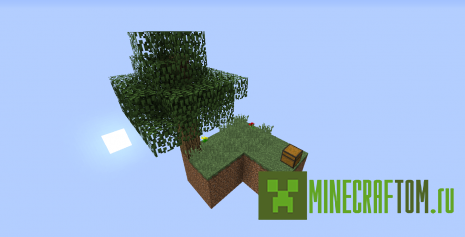 Карта Custom Skyblock (Пользовательские небесные блоки)