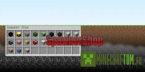 Плагин Spawner Shop (Магазин спауна) Плагин Spawner Shop (Магазин спауна)