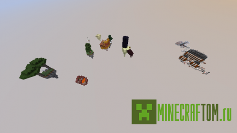 Карта Floating Island Block Scavenger (Летающий остров)