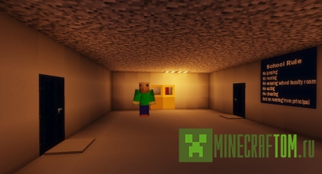 Карта Baldi’s Basics in Find the Button (Балдис в поиске кнопки)