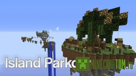 Карта Parkour Island (Остров паркура) Карта Parkour Island (Остров паркура)