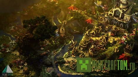 Карта La Cité Féerique Майнкрафт