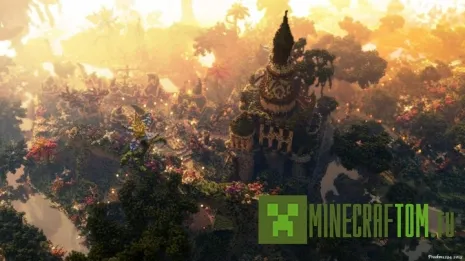 Карта La Cité Féerique Майнкрафт