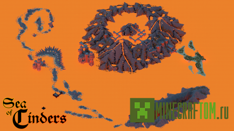 Карта Sea Of Cinders (Море пепла) Карта Sea Of Cinders (Море пепла)