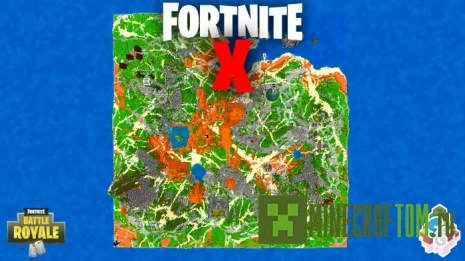 Карта SG Fortnite X (Форнит Х)