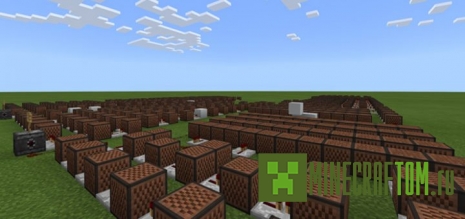 Карта 3 Noteblock Cartoon Theme Songs MCPE Карта 3 Noteblock Cartoon Theme Songs MCPE