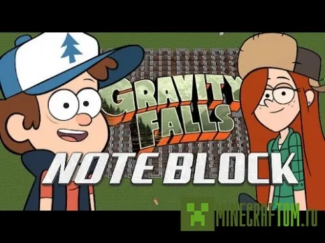 Карта 3 Noteblock Cartoon Theme Songs MCPE Карта 3 Noteblock Cartoon Theme Songs MCPE