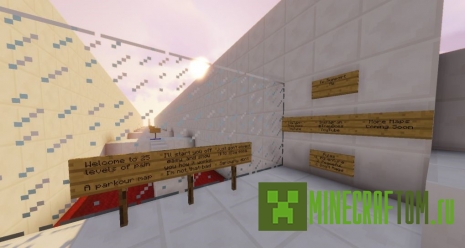 Карта Hardest Parkour Challenge (Сложный паркур) Карта Hardest Parkour Challenge (Сложный паркур)