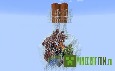 Карта Glass SkyBlock Survival (Выживание на стеклянных блоках) Карта Glass SkyBlock Survival (Выживание на стеклянных блоках)